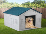 PaWz Dog Kennel Outdoor Indoor Pet Plastic L Blue PT1081-L-BL_NZ