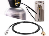 W21.8-14 Soda Hose Adapter Kit CO2 Cylinder Refilling Tube Accessories 100in Black V1294-YM0721-3113210021311