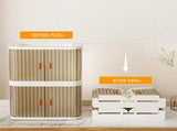 Storage Bins With Lids, Stackable Collapsible Storage Box,Toy Storage,Storage Cabinet With V1370-AZ4-18932