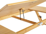 Folding Laptop Bed Table Portable Rectangular Desk for Bedroom & Home Workstation V63-954381