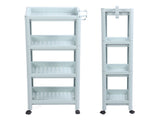 Bathroom Floor Shelf Bathroom Open Shelf Unit Freestanding Corner Rack Shelves V1294-YM0901-3112230061516