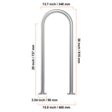 Pool Handrail,36 x 13 inch Pool Railing, Aluminum with Base Plate for Indoor/Outdoor Pools, V952-LZYCFSDDB1W3MXYPNV0