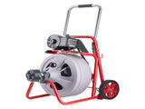 Drain Cleaner Machine 30m x 13mm, Auto Feed Sewer Snake Drain Auger on Wheels, Portable Drain V952-ZDJJKLSGDSTJXZPK9002V3