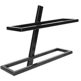 Wall Mounted Red Wine Bottle Holder Rack Storage Shelf for Household Kitchen Bar Decor2 Bottle V1294-YM0718-3115200131111