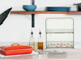 Sturdy Green Pet Multi-Layer Spice Rack, Decorative and Practical Kitchen Storage, 1Set V1366-AZ2-W-23770