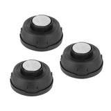 3Pcs/Box Universal Lawn Mower Trimmer Head with Trimmer Line Replacement Garden AccessoryH14 Silver V1294-YM0901-3111200151311