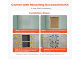 Shower Niche 40.6 x 50.8 x 10.2 cm Recessed Wall Divider Shelf Bathroom V952-SLLYBK2C16INJ0D06001V0