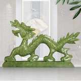 Feng Shui Elegance Chinese Zodiac Dragon Jade Ornaments V1142-PB1005003498524365