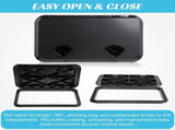 2 Pcs Marine Boat Deck Hatch Boat Access Hatch & Lid, 180 Hinge Strong Recessed Handle for Marine V1258-DP02-C-3045