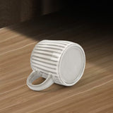High-Fired Ceramic Stoneware Ribbed Stripe Mug 460ml Matt EARTHY GREY V274-HA-LA-P0024809-GY