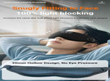 3D Bluetooth Sleep Eye Mask Black V1221-3D-BLUETOOTH-SLEEP-EYE-MASK-BLACK