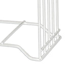 Chopping Board Storage Rack Iron 4 Slots Integrated Pot Lid Holder for Kitchen Countertop White V1294-YM0716-3118220125811