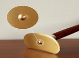 Brass Gua Sha Scraper, Ergonomic Massage Tool for Back Neck and Face, Portable for Home Travel and V1237-ZY-917-082