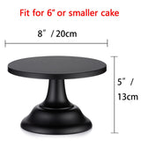 Black Dessert Holder Cookie Pedestal Stands Metal Trays for Desserts Round Gothic Serving Plate for V1192-AZ-W-14129