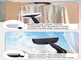 White Portable High-Pressure Steam Cleaner with 1000ml Tank & 7-Piece Pro Brushes/Spray Nozzle Kit V888-ELOSUNG42993