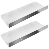 2-Pack Stainless Steel Kitchen Sink Splash Guard Protector, Water Splashback Shield for Home and V1370-AZ4-14075