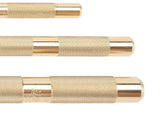 Drift Punch Set Knurled 1/4inch 3/8inch 1/2inch 5/8inch 3/4inch Brass Drift Punch Tool for V1294-YM0901-3114240080411