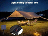 4X 1200mAh Solar Panel Control Box Kits Lithium Battery Panel for 3.7V 24V LED String Strip Lamp DC V1370-AZ4-10136