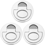 3-Pack Stainless Steel Boat Hatch Latch Handles, Mount Pull Handles for Floor or Deck V1369-AZ3-W-20087