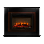 Devanti Electric Fireplace Fire Heater 2000W Black EFL-B-2000-FRAME-BK