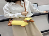 Dachshund Bag Crossbody Bag Travel Bag High Quality Bag Fashion Accessory Pet - Yellow - Size V1347-127-56392-YEL-34-14-10