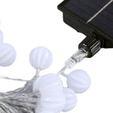 80 LED String Light Round Ball Shape Waterproof Solar String Light for Outdoor Patio Camping V1294-YM0901-3119240060611