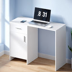 Artiss Computer Desk Drawer Cabinet White 100CM FURNI-G-DESK-100-WH