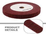 412 Nylon Fiber Flap Polishing Wheel Disc Non-Woven Abrasive Buffing 320-Grit 125Mm Smile Home V1189-LWWAL-20260327-04039