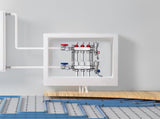 3-Branch Heat Manifold, 1/2" PEX Tubing Manifold, Stainless Steel PEX Manifold for Hydronic V952-DRFSQBXG3HLGIHXQRV0