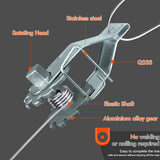 Heavy Duty Steel Wire Tensioner with Ratchet Mechanism and Bonus Wrench for Agricultural Fencing, V1341-ZY-YL32Z8C9-FENCEWIRETENSIONER