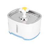 2.5L Stainless Steel Pet Water Fountain Silent Running Water Circulation Drinking Fountain with LED V1294-YM0901-3113210162211