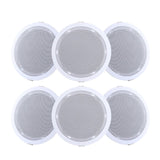 Giantz 6 Inch Ceiling Speakers In Wall Speaker Home Audio Stereos Tweeter 6pcs SPK-CEILING-MSR127X3