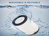 2-pack Standard Wet/dry Vac VF4000 Replacement Filter, Compatible with RIDGID Vacs 5-20 Galls Vacuum V1258-DP02-C-1040