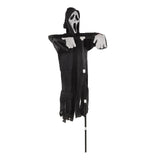 Scream Scarecrow Polyester PVC with Detachable Pole Garden Ghostface Decoration for Halloween Rural V1294-YM0717-3115220085811