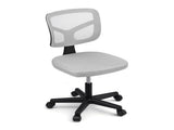 Artiss Armless Office Chair with Wheels, Ergonomic 360&deg Swivel Home Office Desk Chair, Height OCHAIR-M-2421-GY