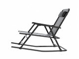 Gardeon Outdoor Rocking Chair Folding Reclining Recliner Patio Furniture Garden ODF-ROCK-TXL-BK