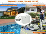 Outdoor Electrical Junction Box, 350 x 250 x 150 mm, ABS Plastic Electrical Enclosure Box with V952-SLJXHABS14X138LEDV0