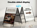 A1 Frame Sign Stand Double Sided Poster Display Board Outdoor Advertising 60x90cm SIB-AD-60X90-BK