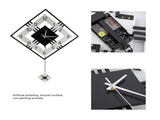 Modern Wall Mounted Clock Pendulum Hanging Clock Home Office Decor V1294-YM0901-JY20640