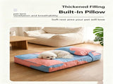 Three piece set of four season warm pet tatami pillows,Extra Large Purple Yellow V1363-PS-02-YELLOW