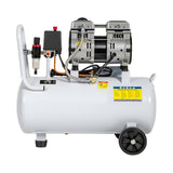 Giantz 30L Air Compressor Quiet 0.75HP Oil-Free Portable Tyre Inflator 40L/Min AC-30L-N-XL-WHT