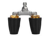 Pressure Washer Double Turbine Nozzle 1/4 Inch Stainless Steel 4000psi Double Rotating Turbo Nozzle V1294-YM0901-3111250011312
