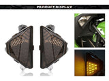 Motorcycle Front LED Turn Signal Light Lamp fits for NINJA250 NINJA300 2013-2018, NINJA 400 V1192-AZ-W-3157