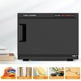 White 16L Black Hot Towel Warmer UV Sterilizer Cabinet for Salon and Home Use V178-59260
