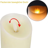 LED Candles Flameless Candles Warm White LED Candle Lights Electric Flickering LED Wick Lamp with V1263-JX-1784