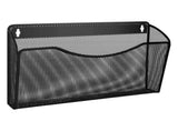 Mesh Hanging Wall File Holders, Vertical Mounted File Holder, Wall Basket Mail Organizer for Office, V1192-AZ-W-14467