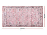 Artiss Floor Rug 160X230cm Large Washable Area Rug Vintage Living Room Carpet FLR-4858-160X230-PK