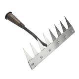 2PCS Weeding Rake Manganese Steel 8 Teeth Hand Weeder Weed Puller Tool for Gardening Cultivating V1294-YM0901-3111250159611