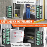 Refrigerant Tank Rack, with 3 x 30lbs Bottle Tanks, Cylinder Tank Rack 12.79x12.99x33.07 in, V952-QPCFJ305MM28PV5A6V0
