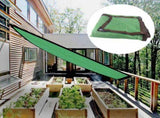 Sun Shade Sail Breathable Farbic Canopy Awning Shelter Rectangle UV Block Canopy for Patio Backyard V1294-YM0716-3111220144612